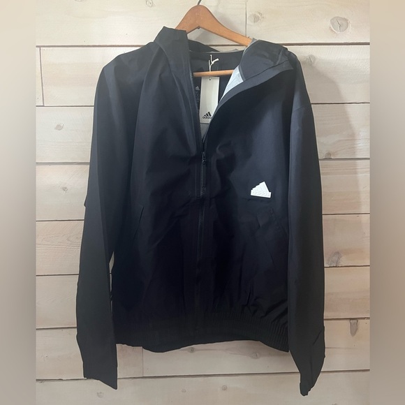 Adidas Gore-tex Rain Jacket Mens M Black NWT $400 - Picture 5 of 8